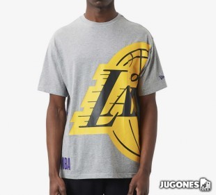 Camiseta Angeles Lakers Half Logo