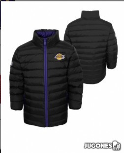 Padded Hight collar Jacket Angeles Lakers