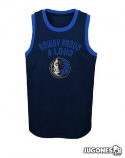 Dallas Mavericks Striker Logo Tank Top