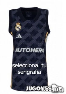 Segunda Equipacion Real Madrid 23/24 con serigrafia