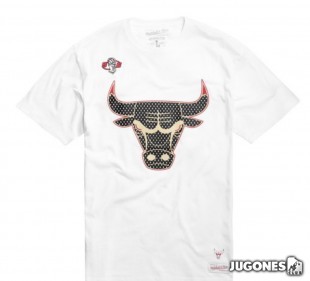 Camiseta Gold Logo Michael Jordan Bulls Blanco