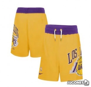 Angeles Lakers Nike Courtside Fleece Short