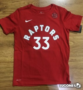 Camiseta NBA Marc Gasol Torontop Raptors Jr