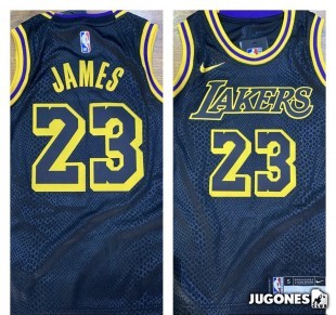 Los Angeles Lakers Nike Mamba City Edition Swingman Jersey - LeBron James