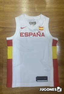 Spain Screen Printed Basketball Jersey