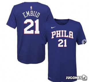 Camiseta  Philadelphia 76Ers Joel Embiid Jr