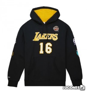 NBA HOF Fleece Hoodie Lakers Pau Gasol