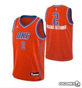 Camiseta NBA Oklahoma City Thunder Shai Gilgeous-AlexanderJR