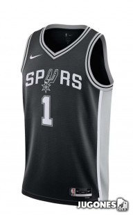 Nike NBA San Antonio Spurs Icon Edition Swingman Jersey ``Victor Wembanyama``