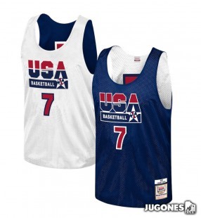 Camiseta Reversible Usa Basketball Larry Bird