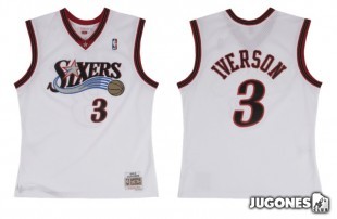 Swingman Home Jersey Philadelphia 76ers 2000-2001 Allen Iverson