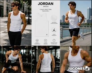 Camiseta Jordan Flight Base (Pack 2)