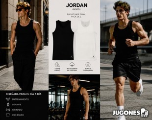Camiseta Jordan Flight Base (Pack 2)