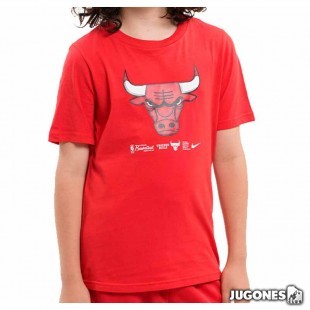 Chicago Bulls Crafted logo  tee