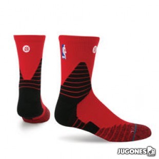 Sock Stance Solid Qtr RED
