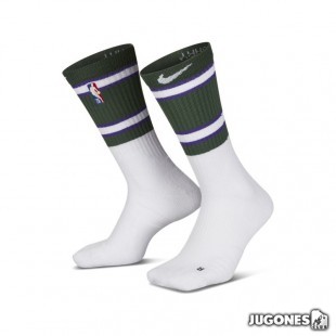 Milwaukee Bucks Elite City Edition Mixtape socks