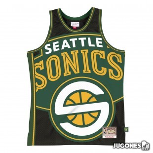 Camiseta Big Face 2.0 Seattle Supersonics