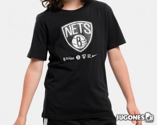 Brooklyn Nets Crafted logo  tee