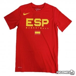 Camiseta Nike Espaa Practice GPX `Red`