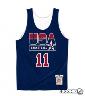 Camiseta Reversible Usa Basketball Karl Malone