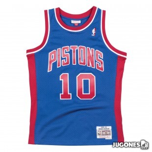 Jersey Detroit Pistons Road 1988-89 Dennis Rodman