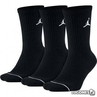 Jordan DriFit Crew 3 pair socks
