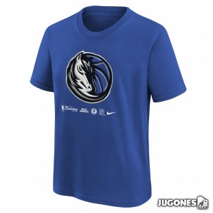 Dallas Mavericks Crafted logo  tee