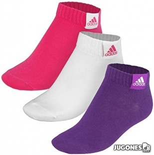 Pack 3 calcetines Adidas LinAnkle