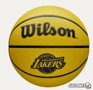 NBA Team Tribute Solid Basketball Angeles Lakers