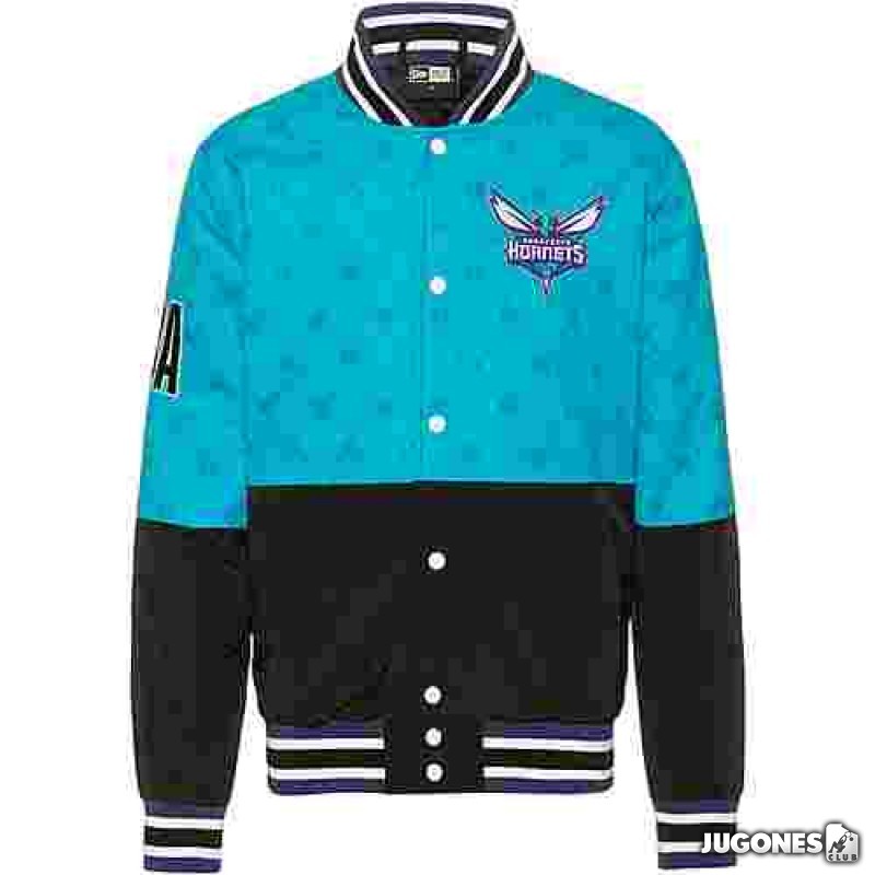 charlotte hornets bomber jacket