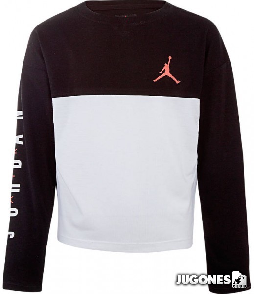 GIRLS JORDAN BOX LONG SLEEVE T SHIRT