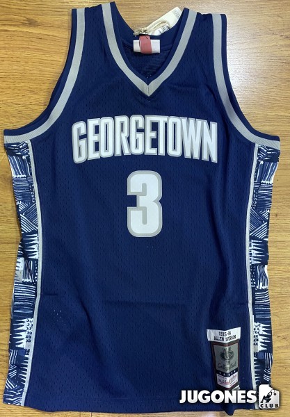 Allen iverson best sale georgetown jersey authentic