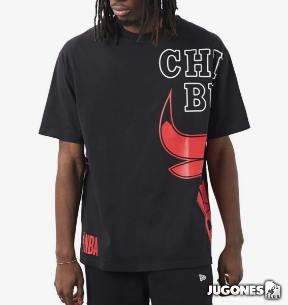 camiseta chicago bulls side logo