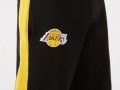 Pantalon Angeles Lakers NBA Team Logo Raye Black Joggers