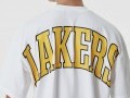 Camiseta New Era LA Lakers NBA Infill Logo Oversized Blanco