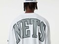 New Era Brooklyn Nets NBA Infill Logo Oversized T-Shirt White