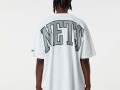 New Era Brooklyn Nets NBA Infill Logo Oversized T-Shirt White