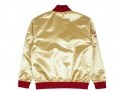 Mitchell & Ness | Lightweight Satin Jacket Light Gold