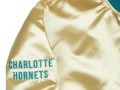 Mitchell & Ness Charlotte Hornets Lightweight Satin Jacket Gold - Teal